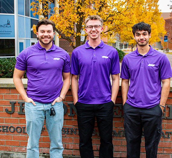 Nigel Williams-Goss at Commencement 2017. (GU photo by Zach Berlat)